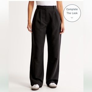 Black tailored pants